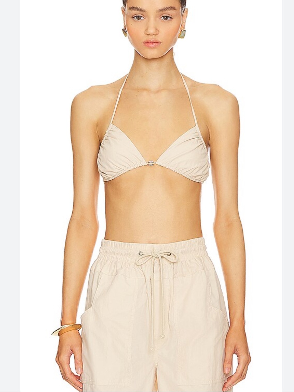 New nwt Lovers + Friends Cream BURTON TOP